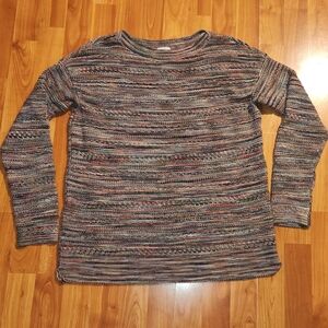J. Jill Multicolor Striped Sweater